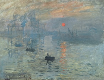 Claude Monet: Impression, soleil levant, 1872, Muse Marmottan, Paris
